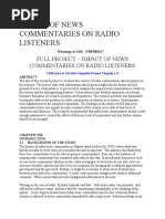 Full Project - Impact of News Commentaries On Radio Listeners