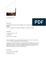 Carta de Investigacion SST Accidente - Copasst