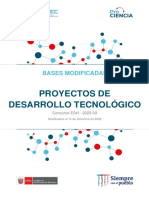 Bases Proyecto Desarrollo Tecnológico
