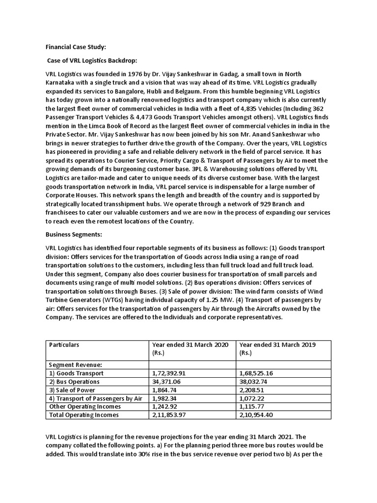 How To Write A Financial Case Study