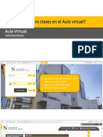 Tutorial Aula Virtual - Administrativos