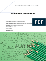 Obsercación. Práctica Docente III