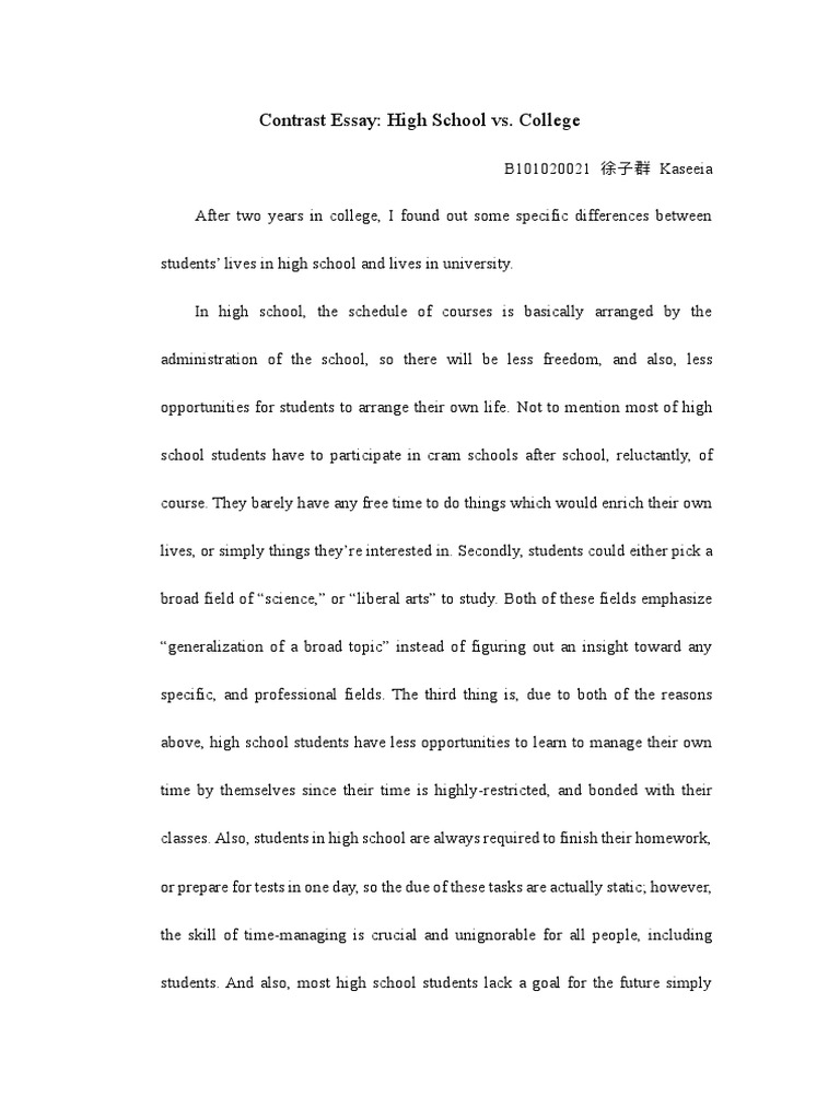 contrast-essay-high-school-vs-college-pdf-cognition-behavior