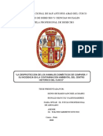 Universidad Nacional de San Antonio Abad Del Cusco Facultad de Derecho Y Ciencias Sociales Escuela Profesional de Derecho