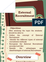 Group 1 - External Recruitment
