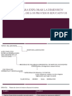 Categorías para Explorar La Dimensión Generacional de Los