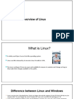 Overview of Linux