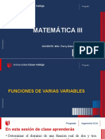 5.1 Funciones en Varias Variables