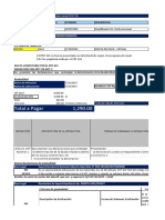 Total A Pagar 1,290.00: Detalle de Pago en El Periodo Correspondiente