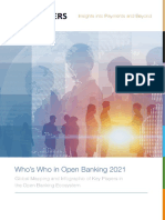 Who's Who in Open Banking 2021: Insights Into Payments and Beyond