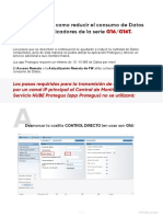 Memorándum Como Reducir El Consumo de Datos Con Los Comunicadores de La Serie G16 y G16T