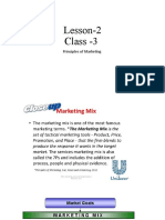 Lesson-2 Class - 3: Principles of Marketing