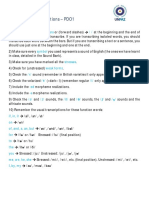 Checklist For Transcriptions PDO1