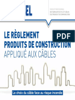 Le Règlement Produits de Construction: Appliqué Aux Câbles