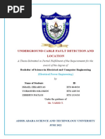 Underground Cable Fault Detection and Location