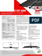 Per Waterstop Jebe: Datos Tecnicos