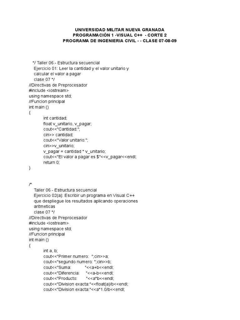Programacion C++ | Descargar gratis PDF | C ++ | Objeto (informática)