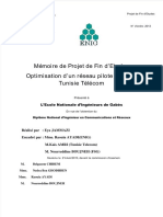 Mémoire de Projet de Fin D'etudes Optimisation D'un Réseau Pilote 4G Pour Tunisie Télécom