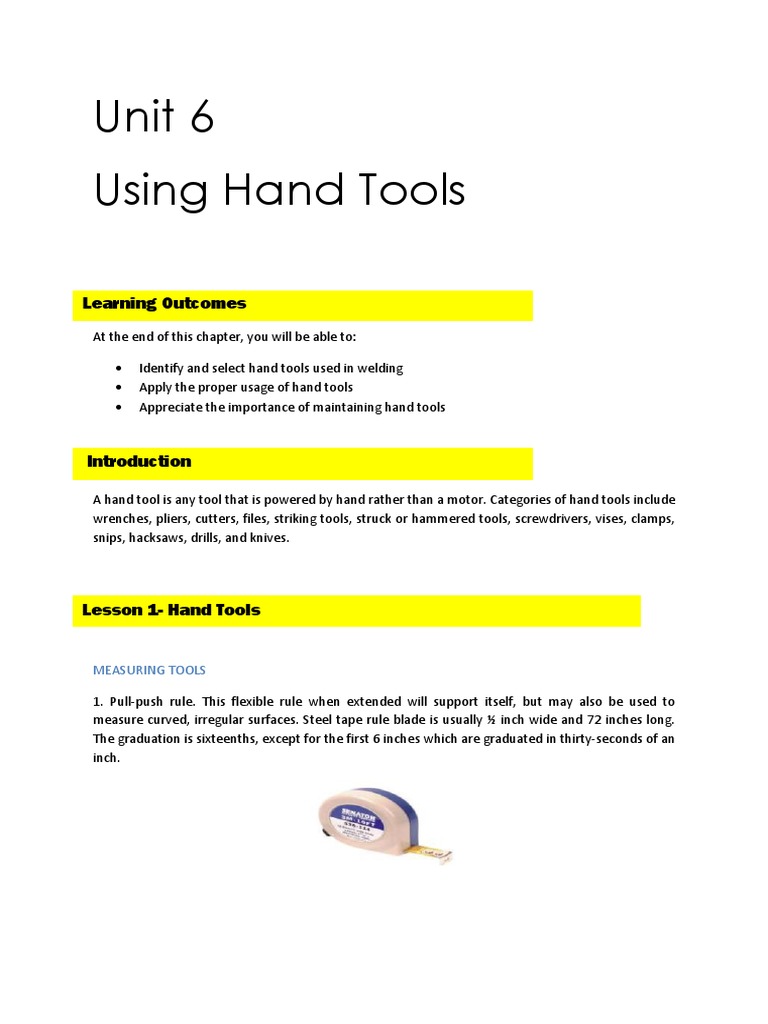 Hand Tools for Precision Machining | PDF | Screw | Blade