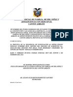 Unidad Judicial de Familia, Mujer, Niñez Y Adolescencia Con Sede en El Canton Ambato