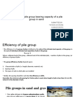 42 Efficiency of Pile Group in Sand