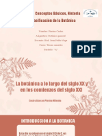 Tema: Conceptos Básicos, Historia y Clasificación de La Botânica