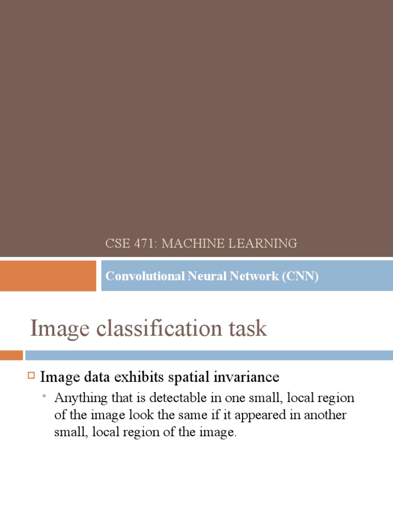 Convolution Neural Network | PDF
