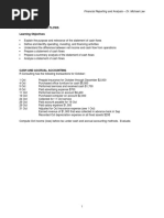 Class 3 Statement of Cash Flows Learning Objectives: Financial Reporting and Analysis - Dr. Michael Lee