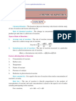 CBSE Class 12 Chem Notes Question Bank Chemical Kinetics PDF