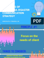 Principles of Successful Communication Strategy