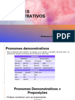 Pronomes demonstrativos: este, esse, aquele e seus usos