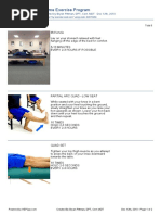 Anterior Innominate Muscle Energy Exercise | PDF