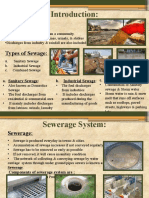 Sewage:: A. Sanitary Sewage B. Industrial Sewage C. Combined Sewage