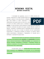 A Taxonomia Vegetal: Sistemas de Classificação das Plantas