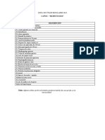 LISTA DE ÚTILES ESCOLARES 2023 Yanama