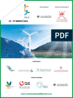 Oman Sustainability Week 2022 Brochure & Sponsorship