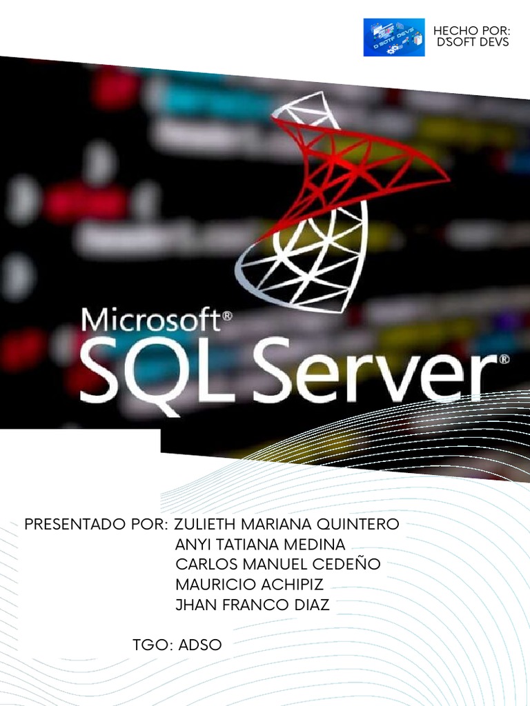 SQL Server | PDF | Servidor SQL de Microsoft | Apoyo