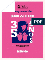 Sábado 22 de Abril: Programación