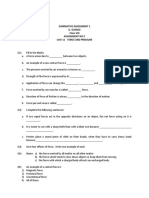 CBSE Class 8 Science Worksheet