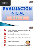 Evaluacion Inicial. Sistematica Del ABCDE | PDF | Lesión | Medicina CLINICA