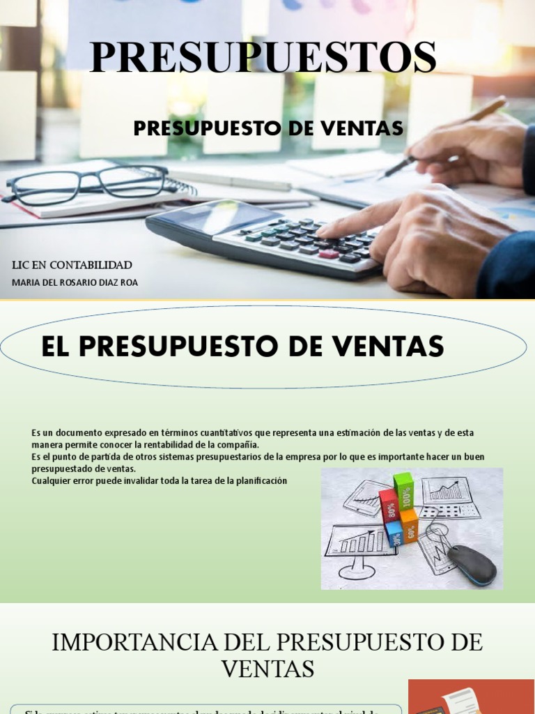 Importancia y Elaboración del Presupuesto de Ventas | PDF | Presupuesto ...