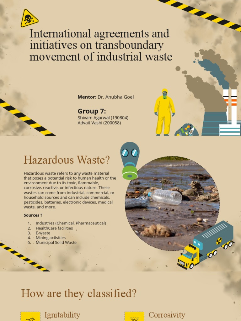 G7 Hazardous Waste & Transboundary Movement PDF Waste Hazardous Waste
