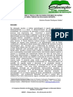 Conteúdo de Ensino E Troca Com Os Pares Por Meio de Ações E Tarefas Simultâneas Na Educação Infantil