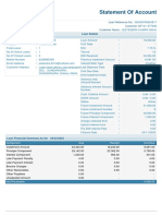 Statement of Account:: Bengalore: Personal Loan