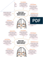 Brainstorming Mapa Mental Formas Orgánicas Ilustrado Naranja