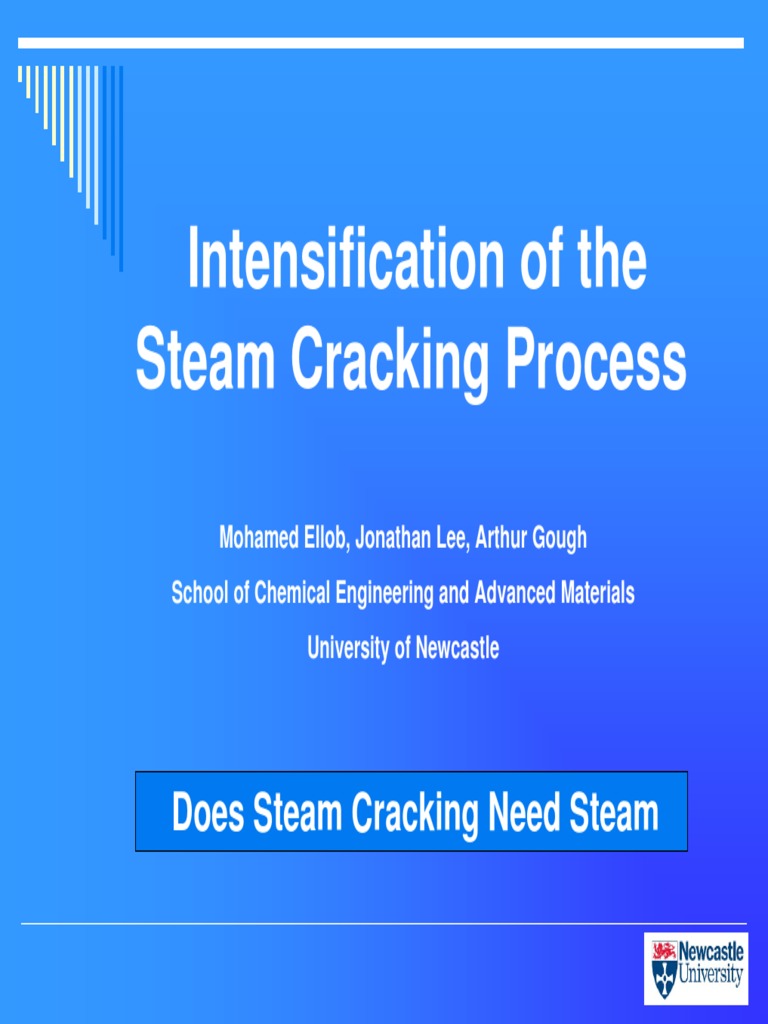 Intensification of The Steam Cracking Process PDF Cracking