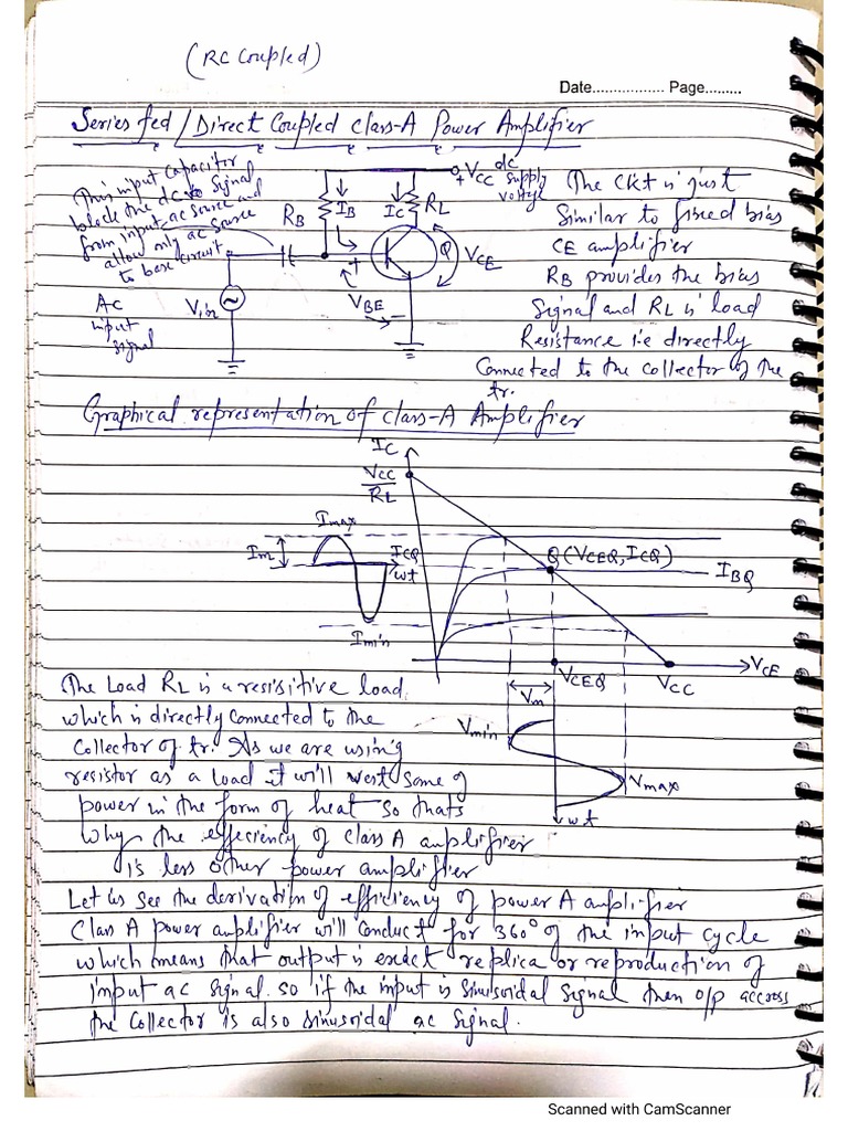Class A Power Amplifier PDF