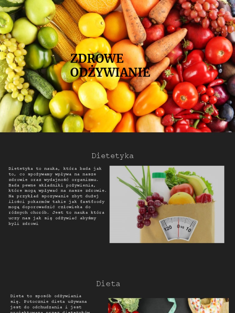Prezentacja-Zdrowe-odżywianie-Patryk-W.-7c | PDF