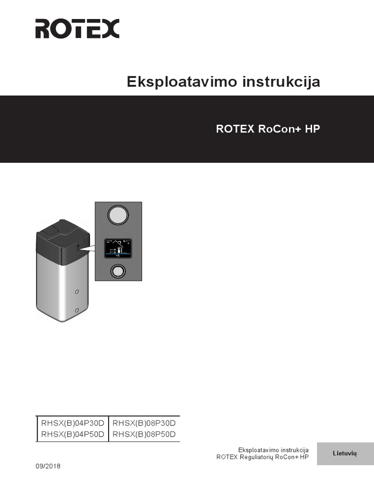 Rocon - FA - ROTEX - RoCon+ - HP - 0081444670 - 01 - 0918 - HQprint ...