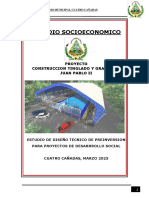 Estudio Socioeconomico: Proyecto Construccion Tinglado Y Graderias Juan Pablo Ii